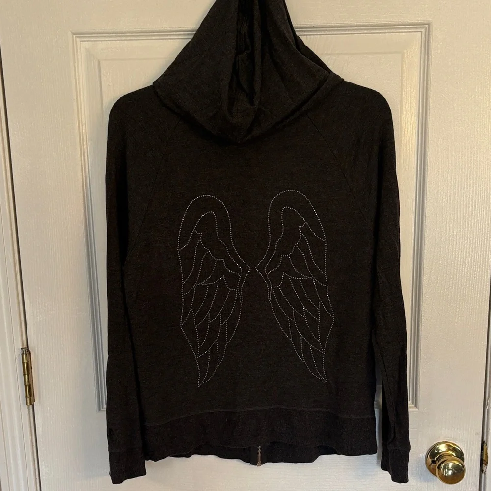 Victoria's Secret Charcoal Gray Hoodie - Picture 3 of 4